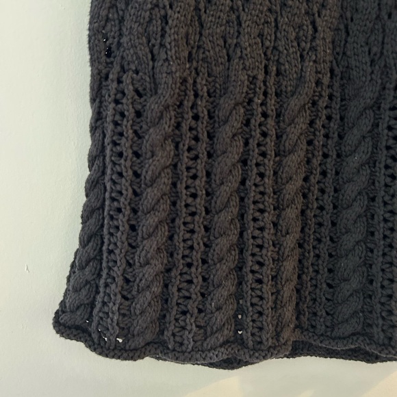 Acne Studios Black Crochet Mini Dress - Picture 5 of 8